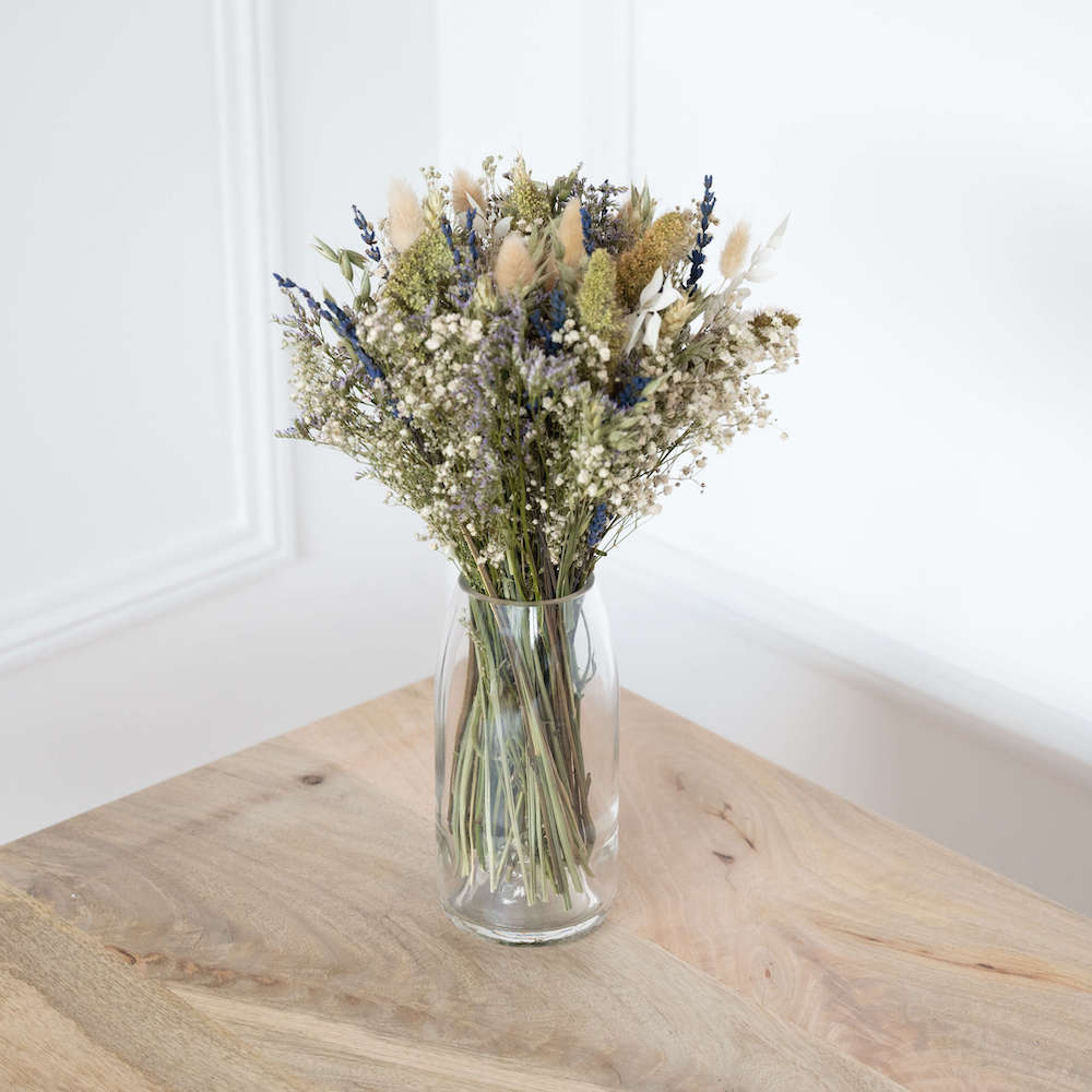 Flowrette Vase bulle transparent verre recyclé bouteille