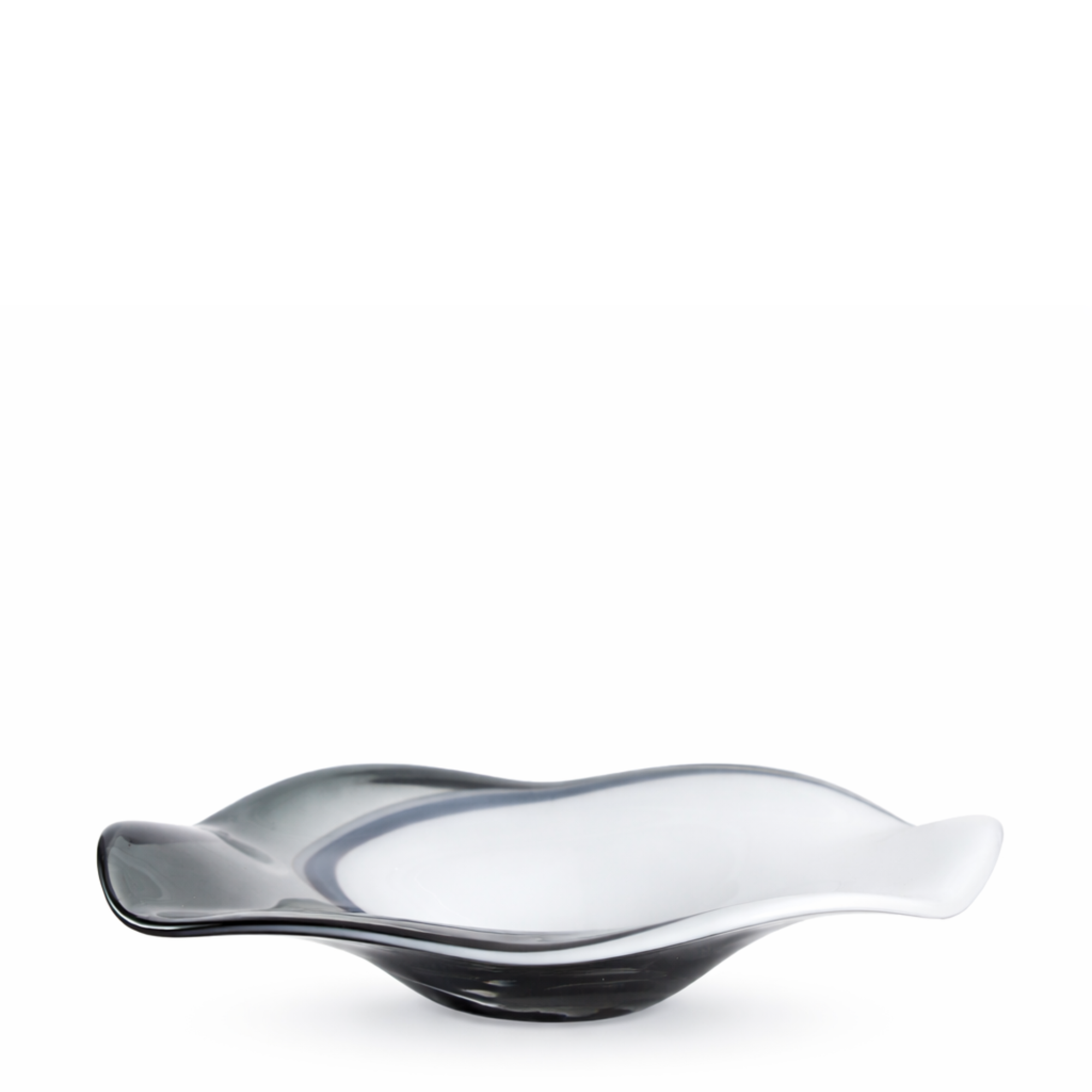 Sia Home Alaska 41 cm coupelle décorative verre blanc