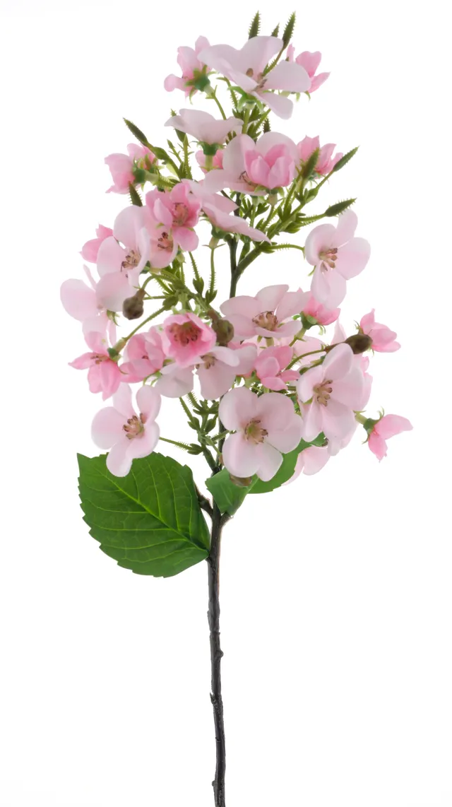 Feuillazur Rungis Tige d'hortensia 47cm fleur rose