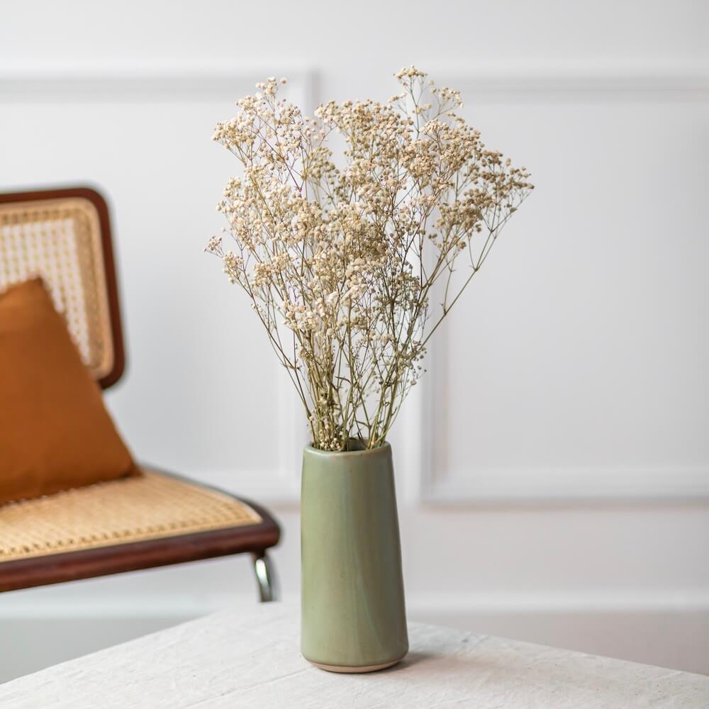 Flowrette gypsophile botte fleurs stabilisées blanc naturel