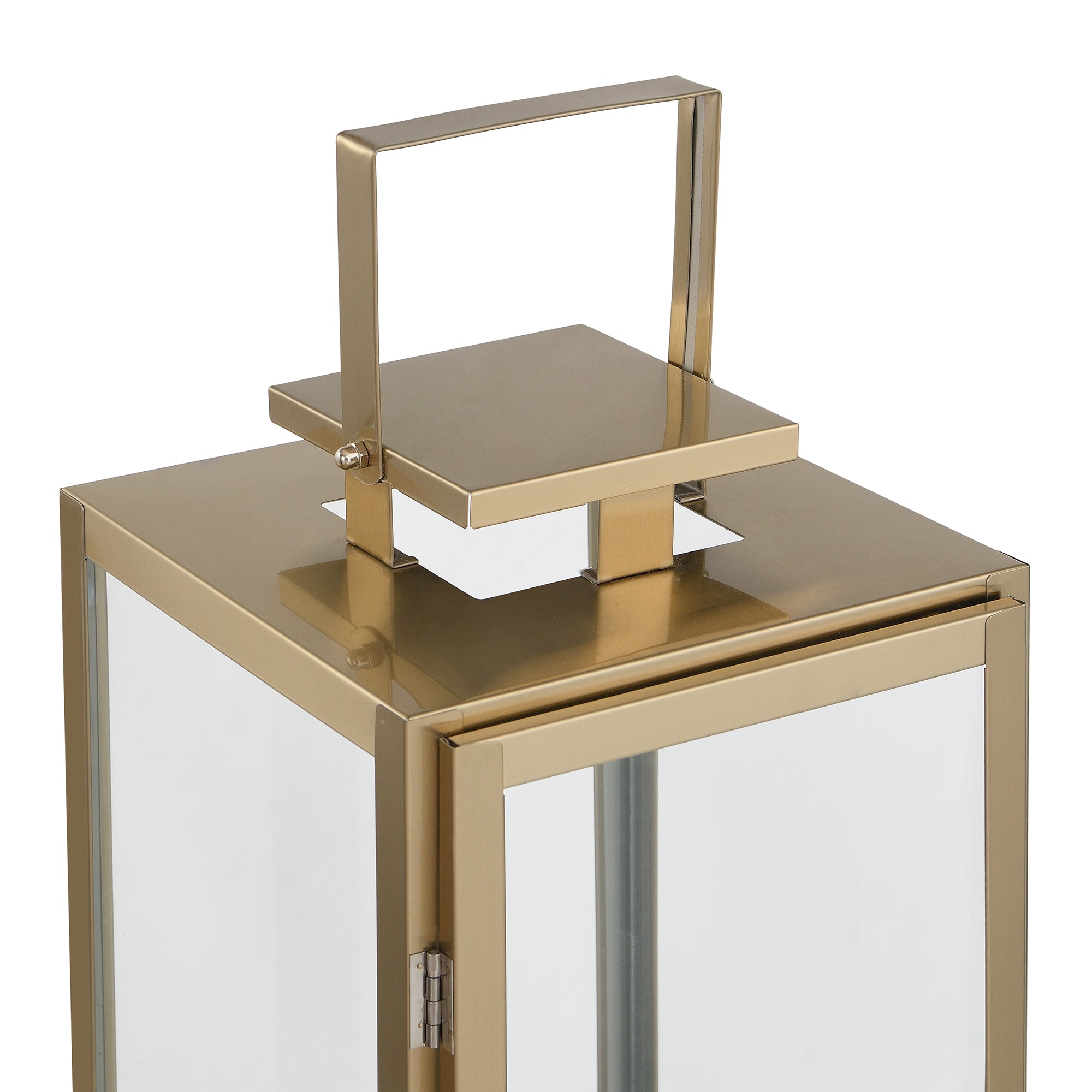Sia Home Goldy 39 cm lanterne doré verre acier