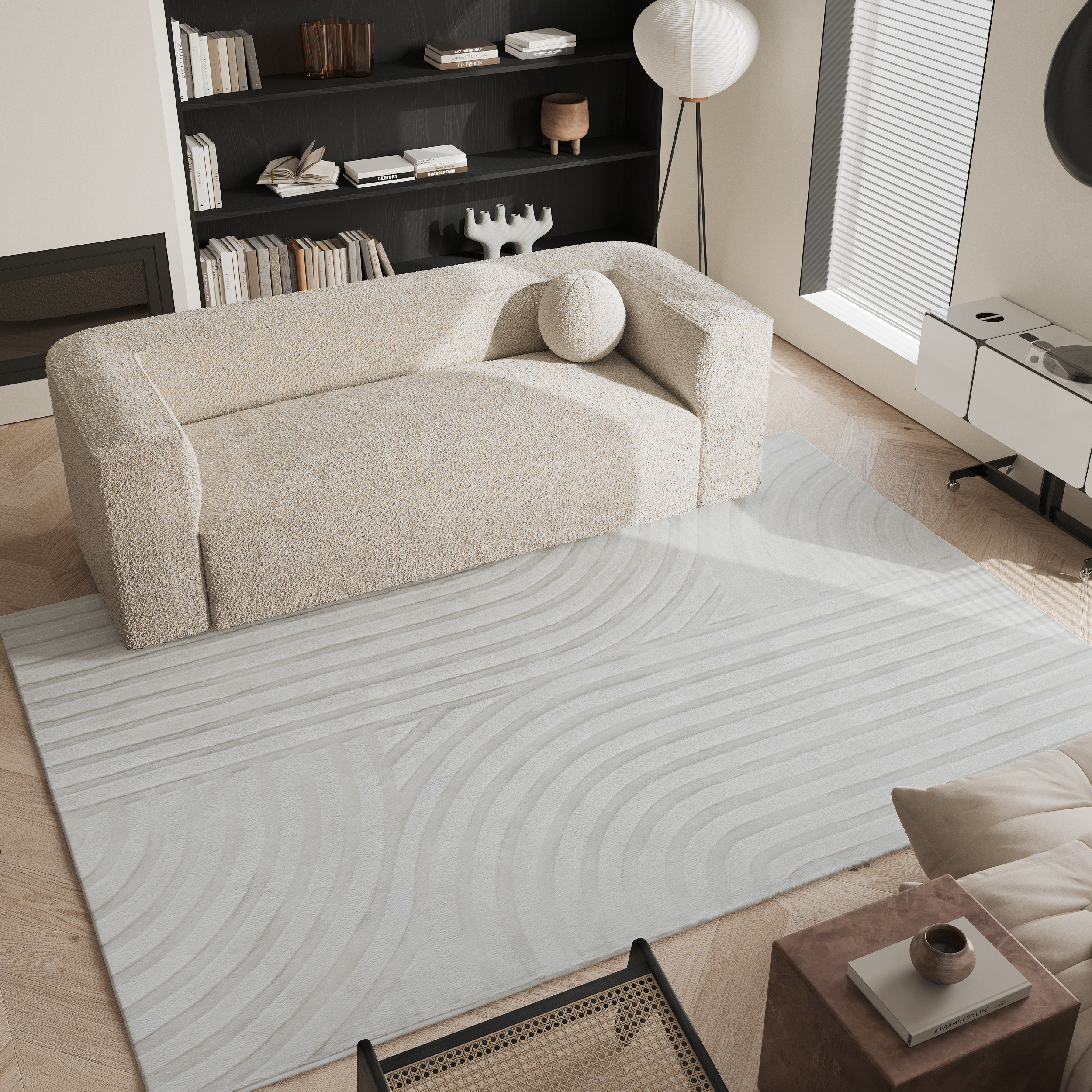 Sia Home Dana 400x300 cm tapis beige fait main
