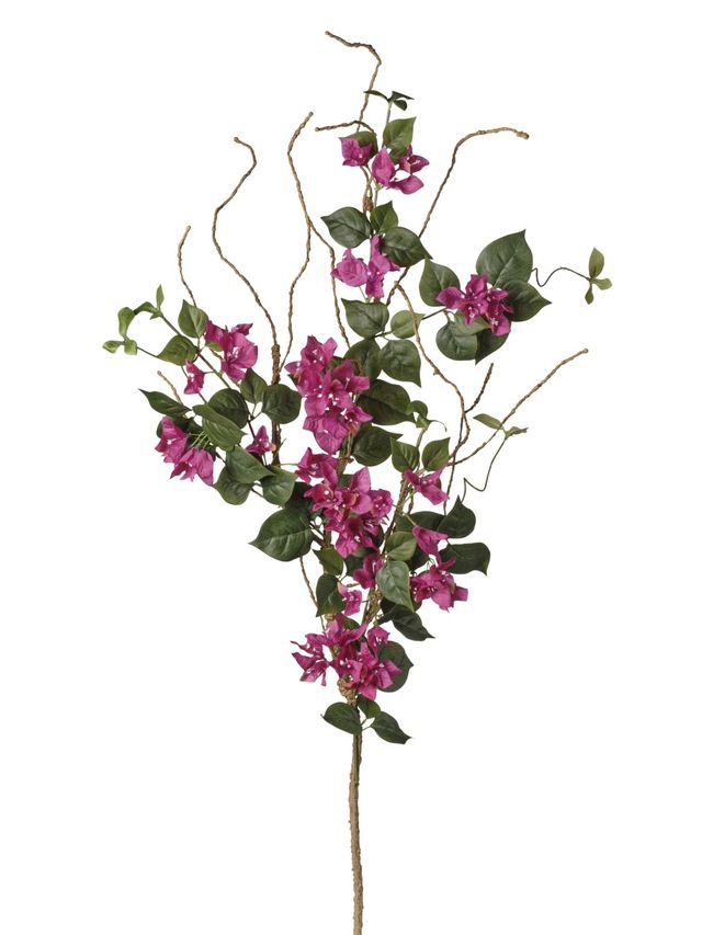 Feuillazur Rungis bougainvillier jardin branche artificielle 160cm fushia