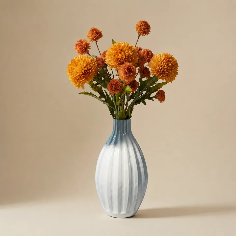Sia Home Bouquets Artificiels dahlias bouquet artificiel orange 6 tiges