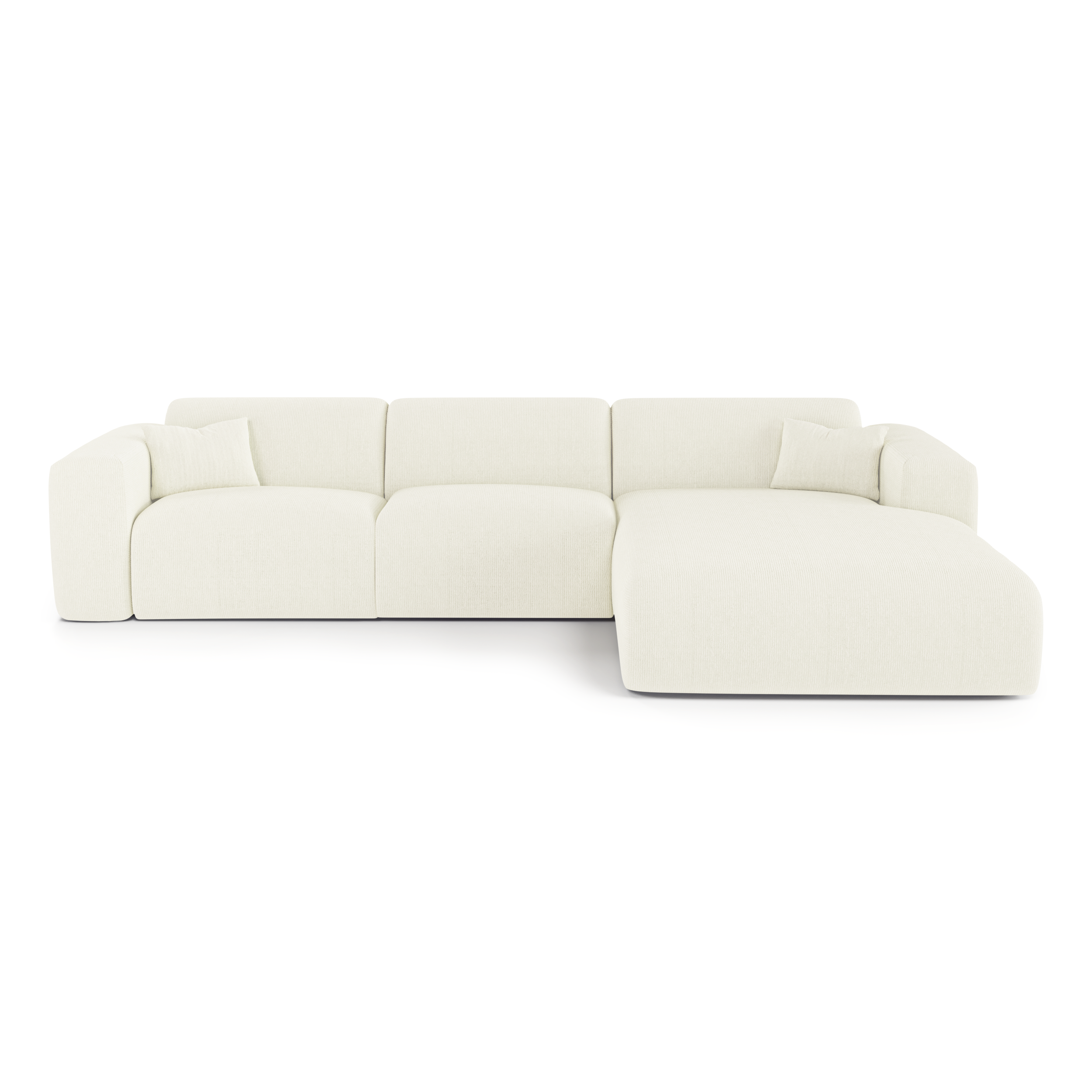 Sia Home Myra canapé convertible angle droit crème