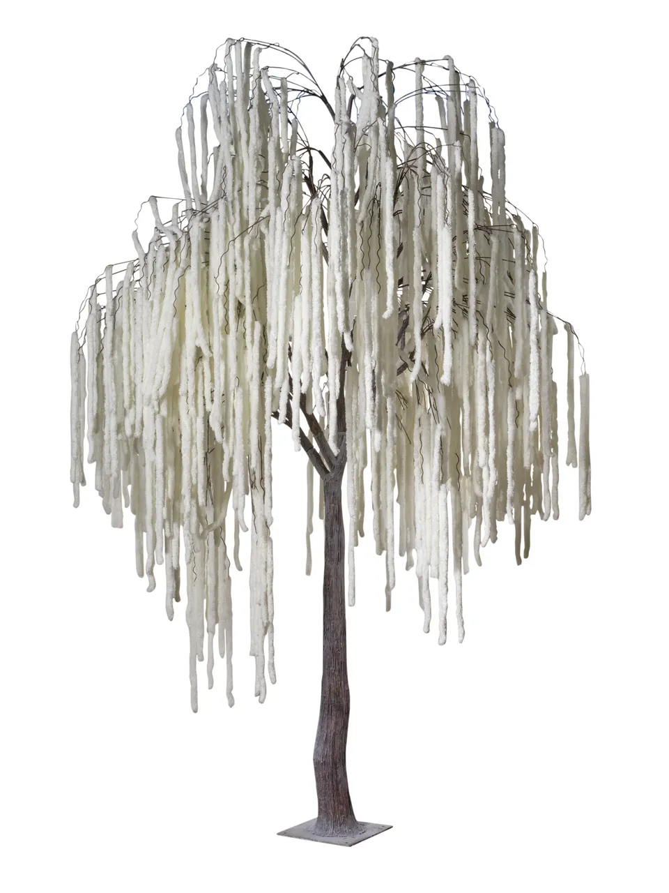 Feuillazur Rungis Arbre amarante blanc fleur Noël 300 cm