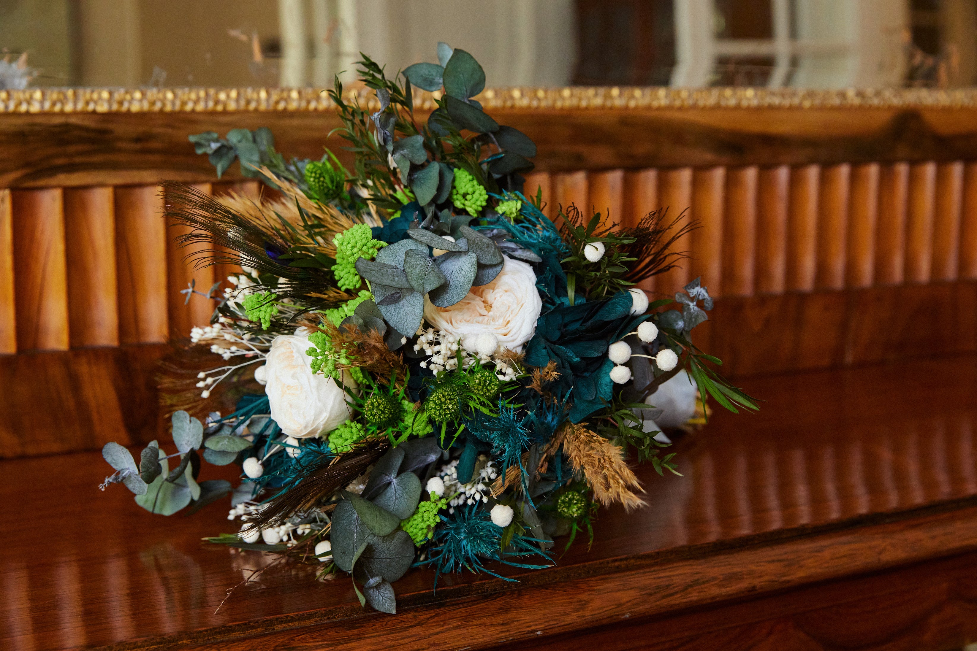 Ateliers Ouchamp Mariage Jardin de Bagatelle bouquet mariée fleurs