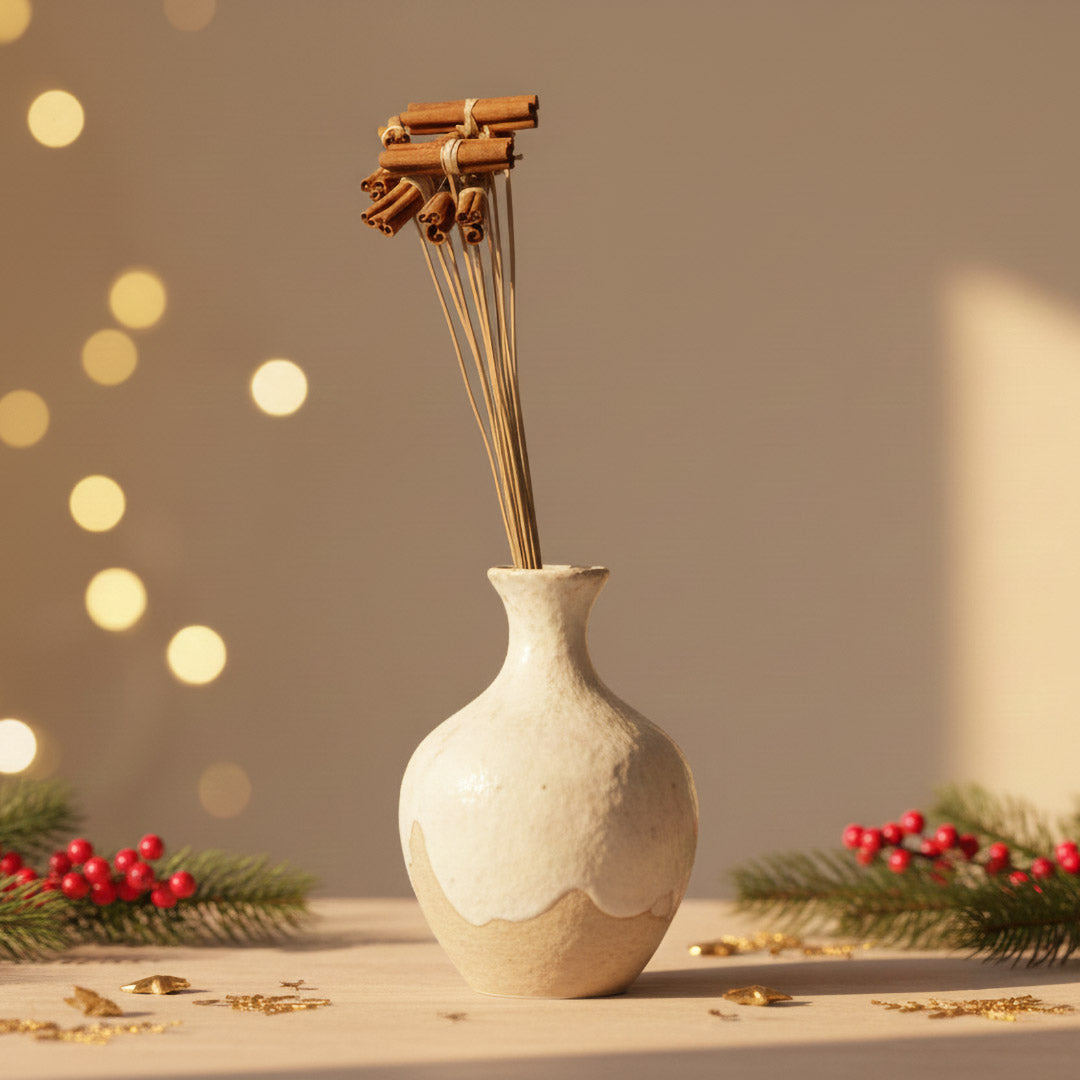 Flowrette Cannelle sur tige décoration x5 naturelle