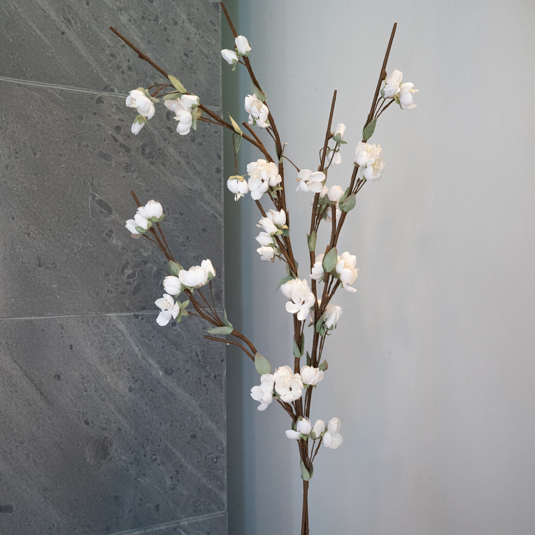 Flowrette fleur cerisier papier blanc branche x1
