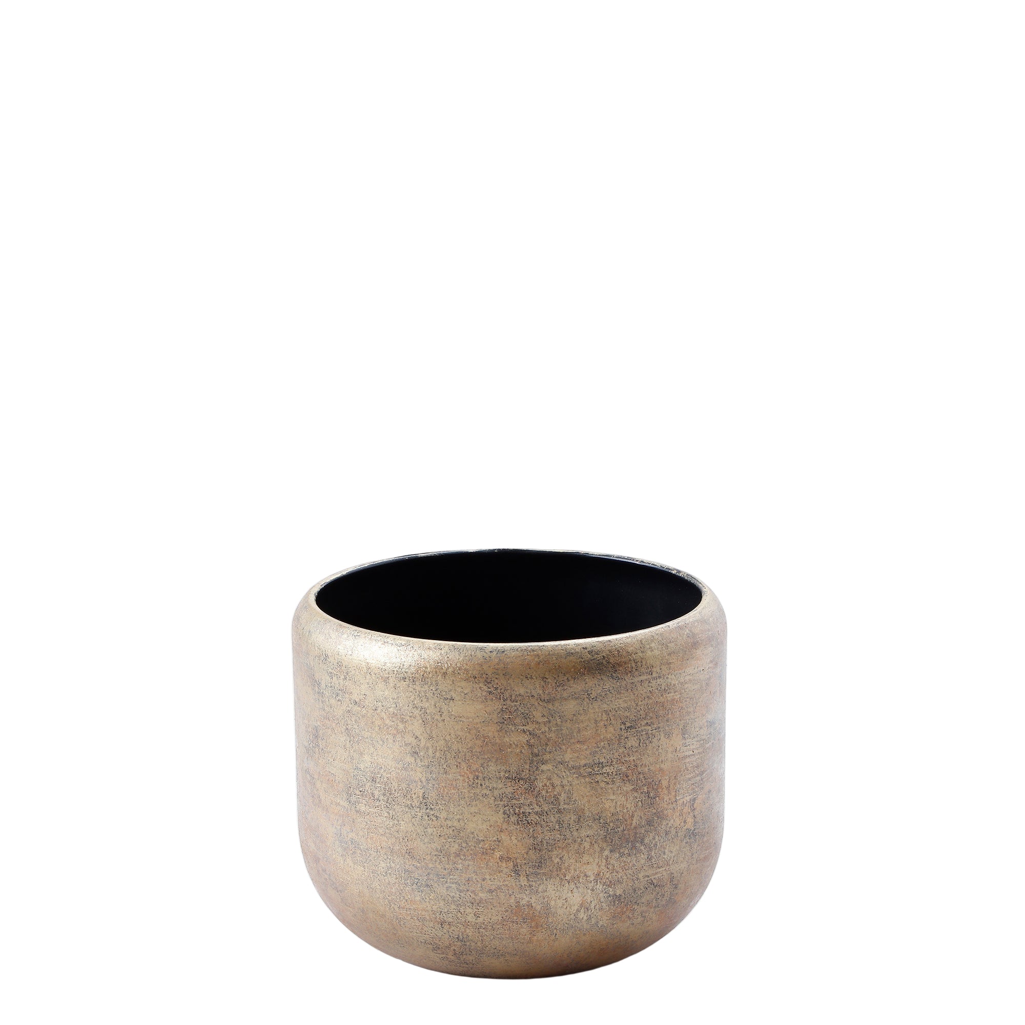Sia Home Siven Cache-Pot Métal Doré 18 cm Laiton