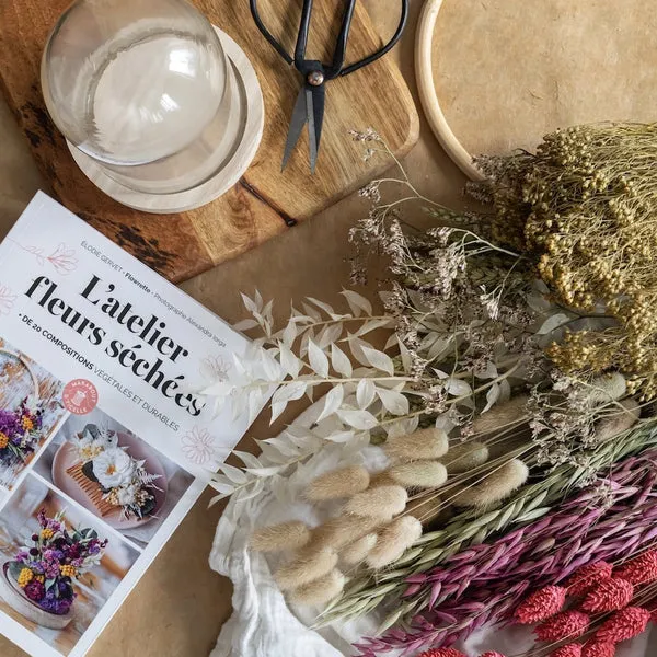 Flowrette Box DIY fleurs séchées livre + cloche