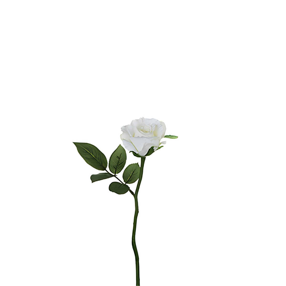 Sia Home Maria tige rose artificielle pêche 32 cm