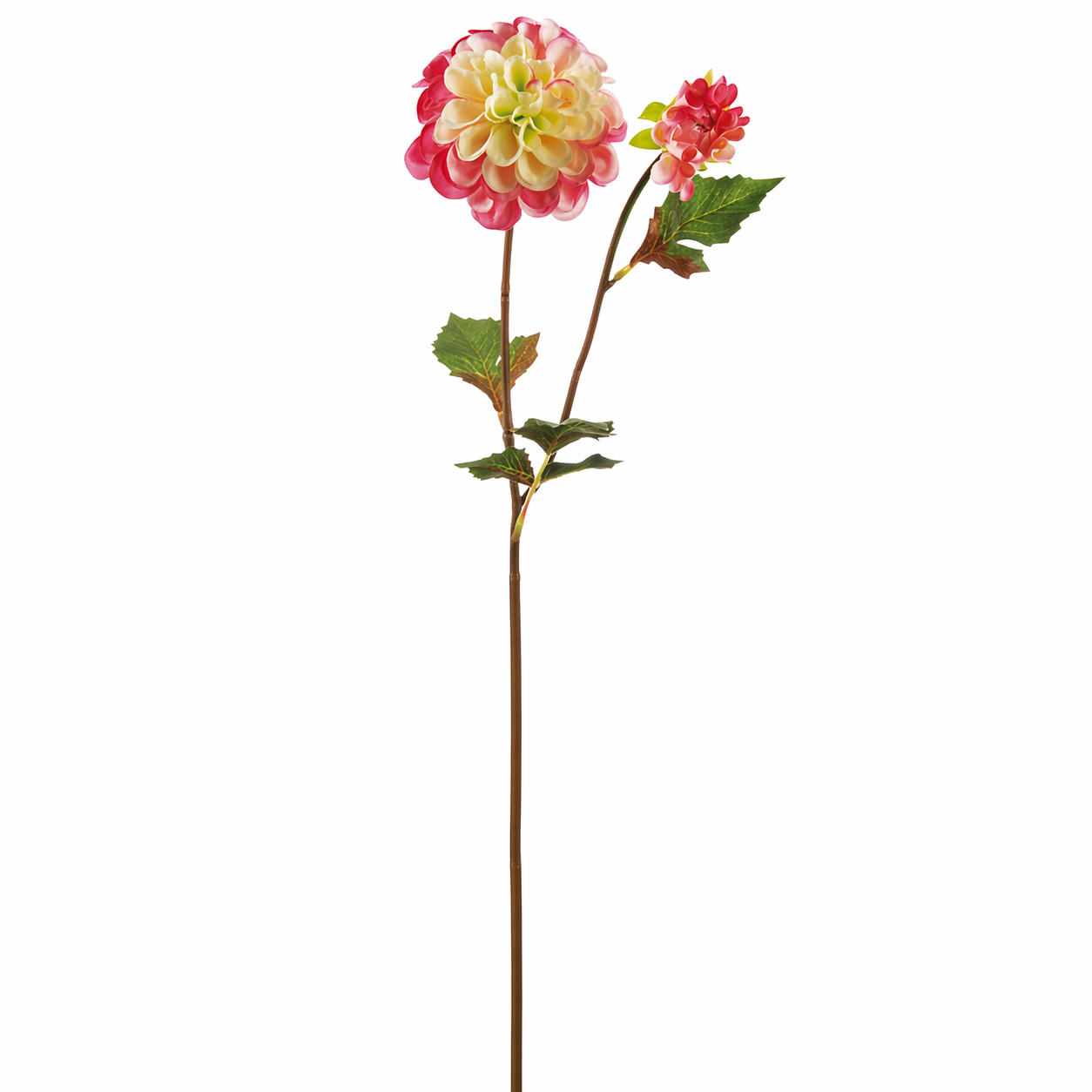 Sia Home Andreas tige dahlia artificiel rose jaune 50 cm