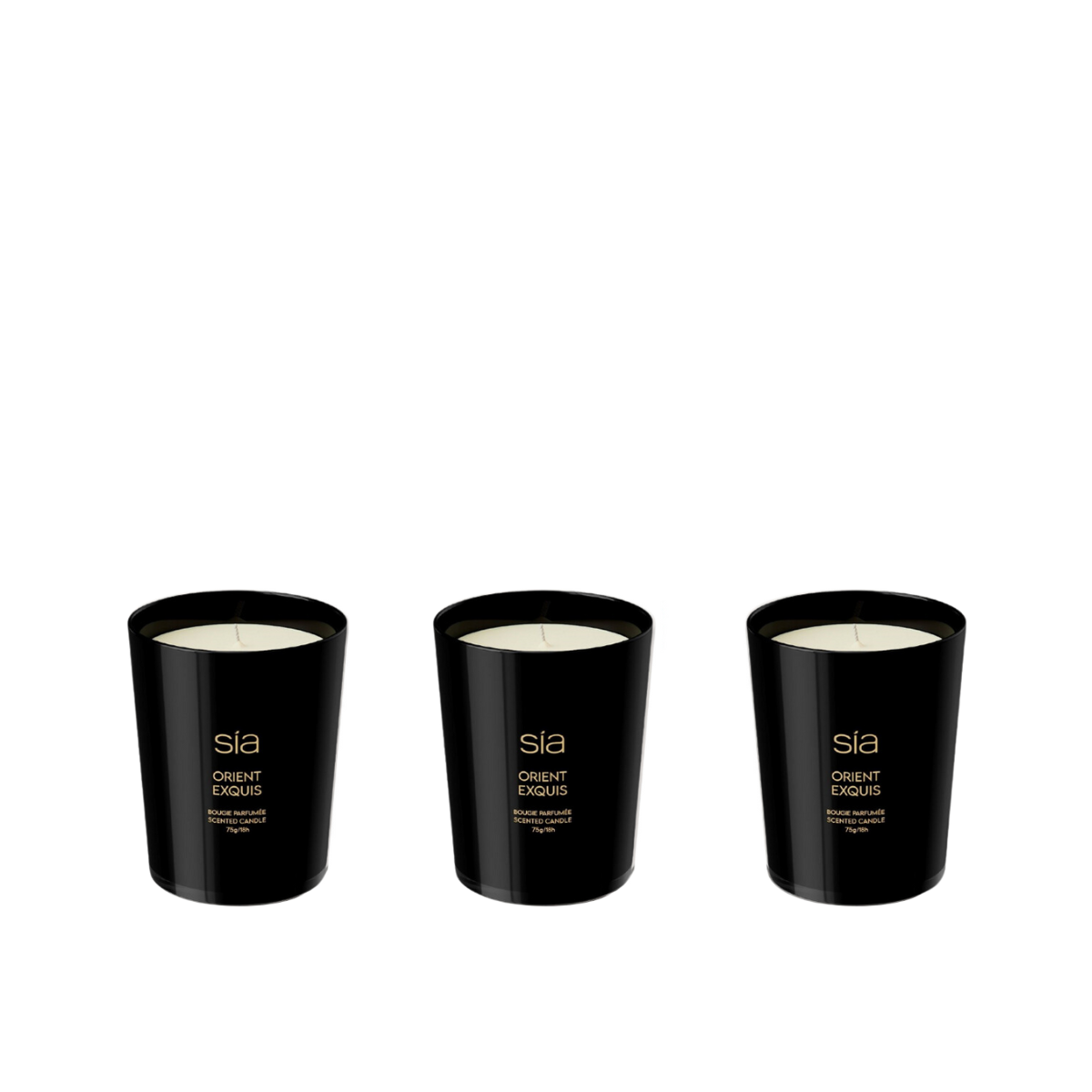 Sia Home Orient Exquis bougie parfumée noire