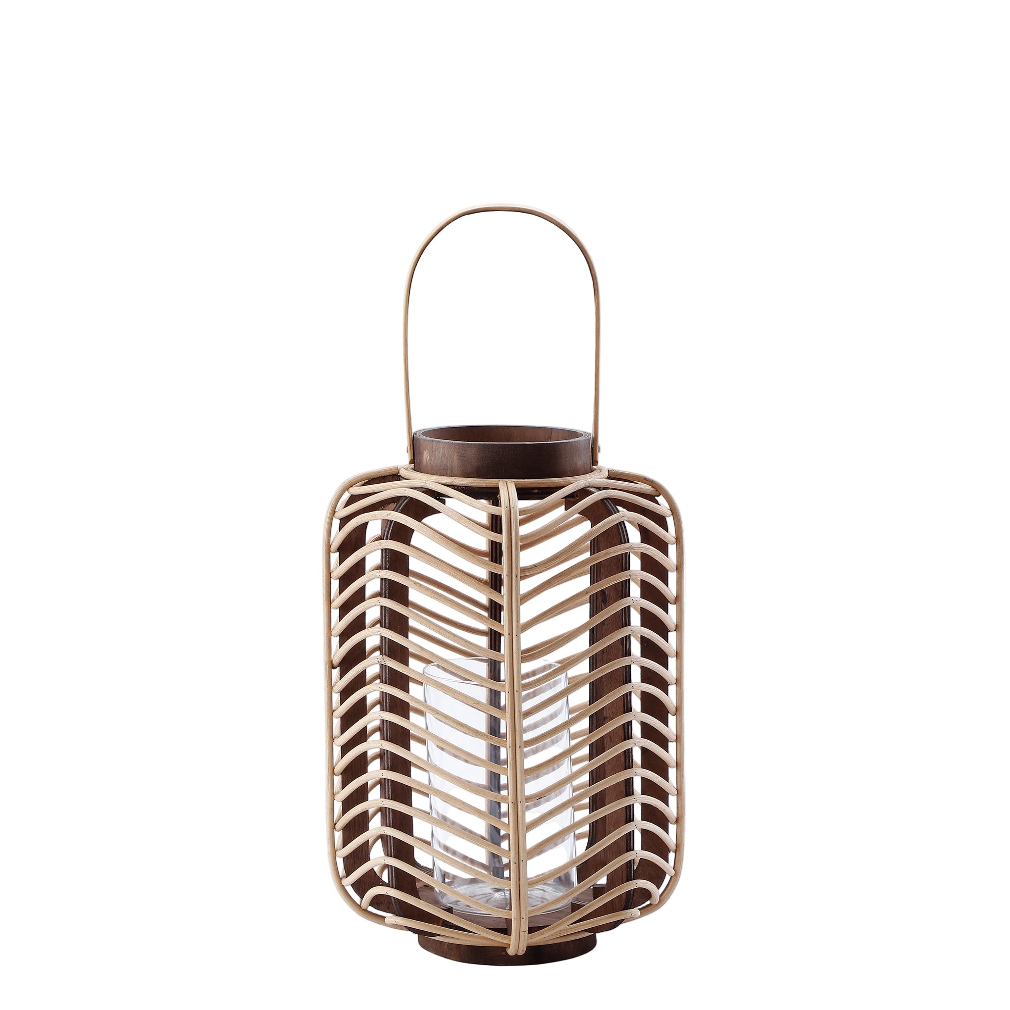 Sia Home Lanternes Nella 50,5 cm lanterne bois clair 50 cm