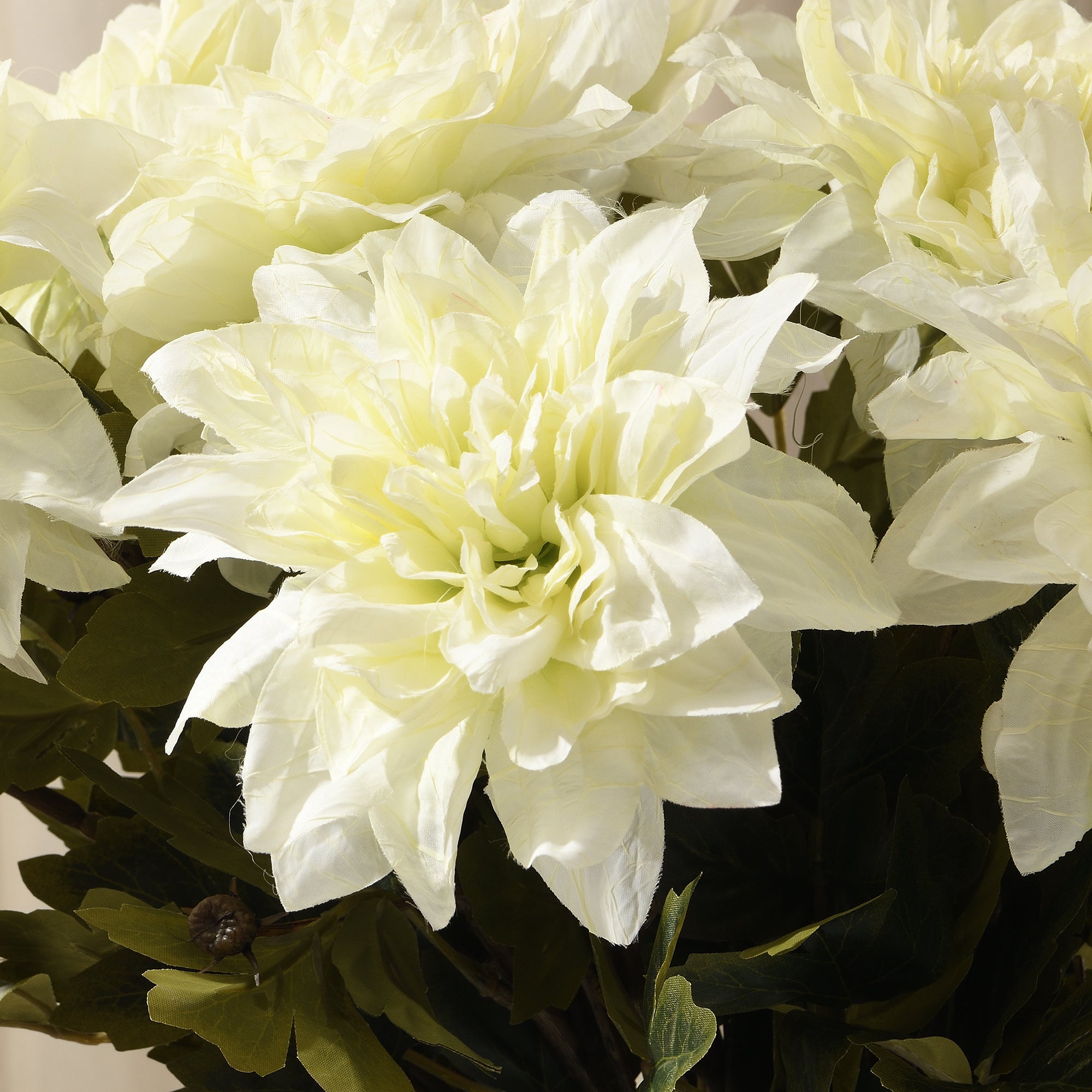 Sia Home Dahlia tige artificielle blanc 65 cm