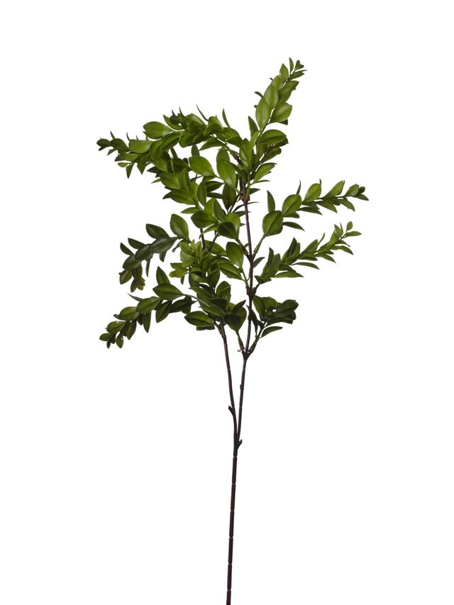 Feuillazur Rungis Feuilles de bois feuillage artificiel bordeaux 73cm