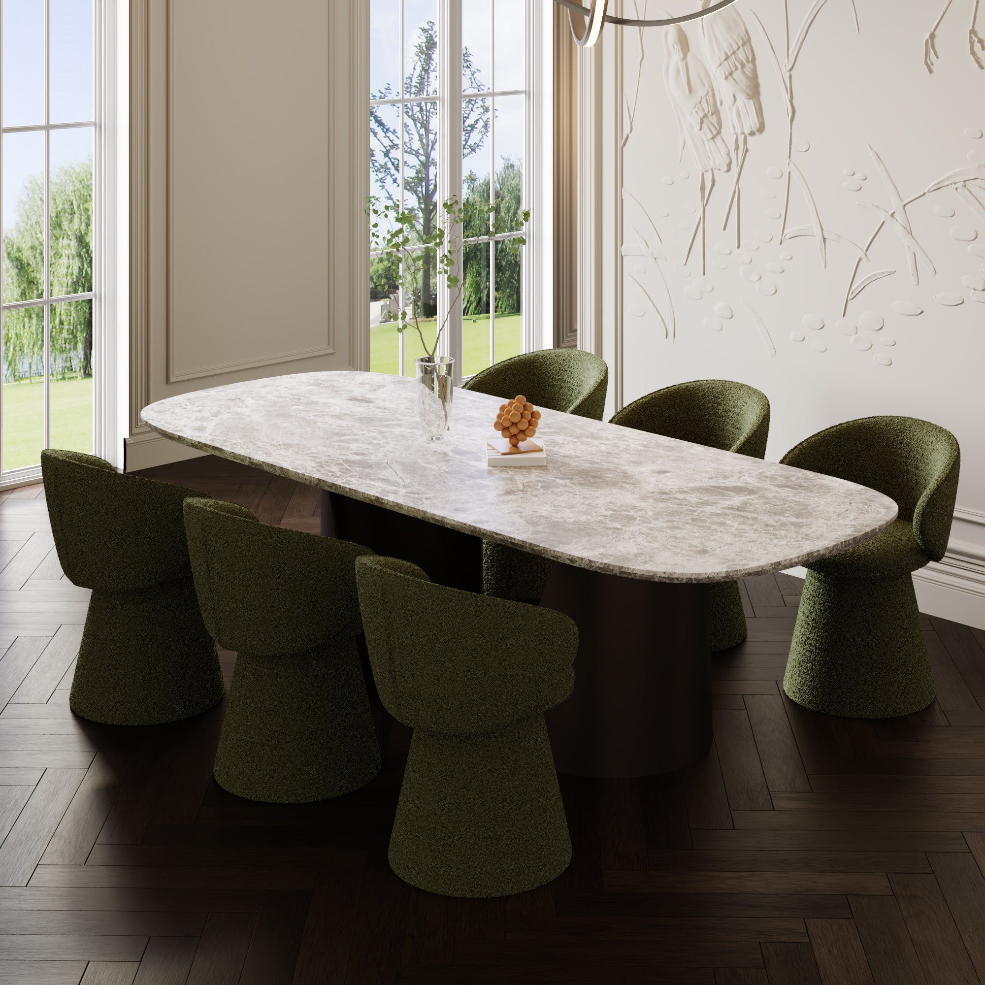Sia Home Flare fauteuil salle à manger crème
