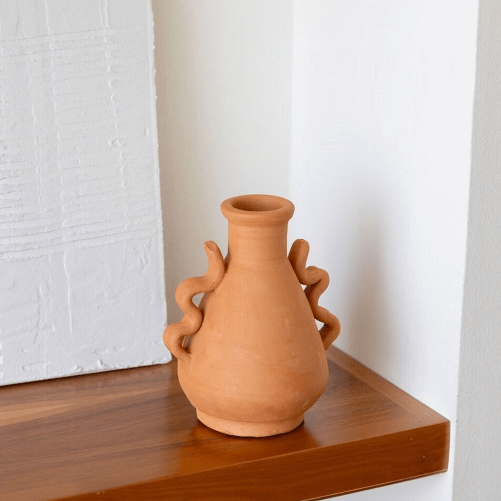 Flowrette Vases Carmen vase céramique terre 20 cm anses