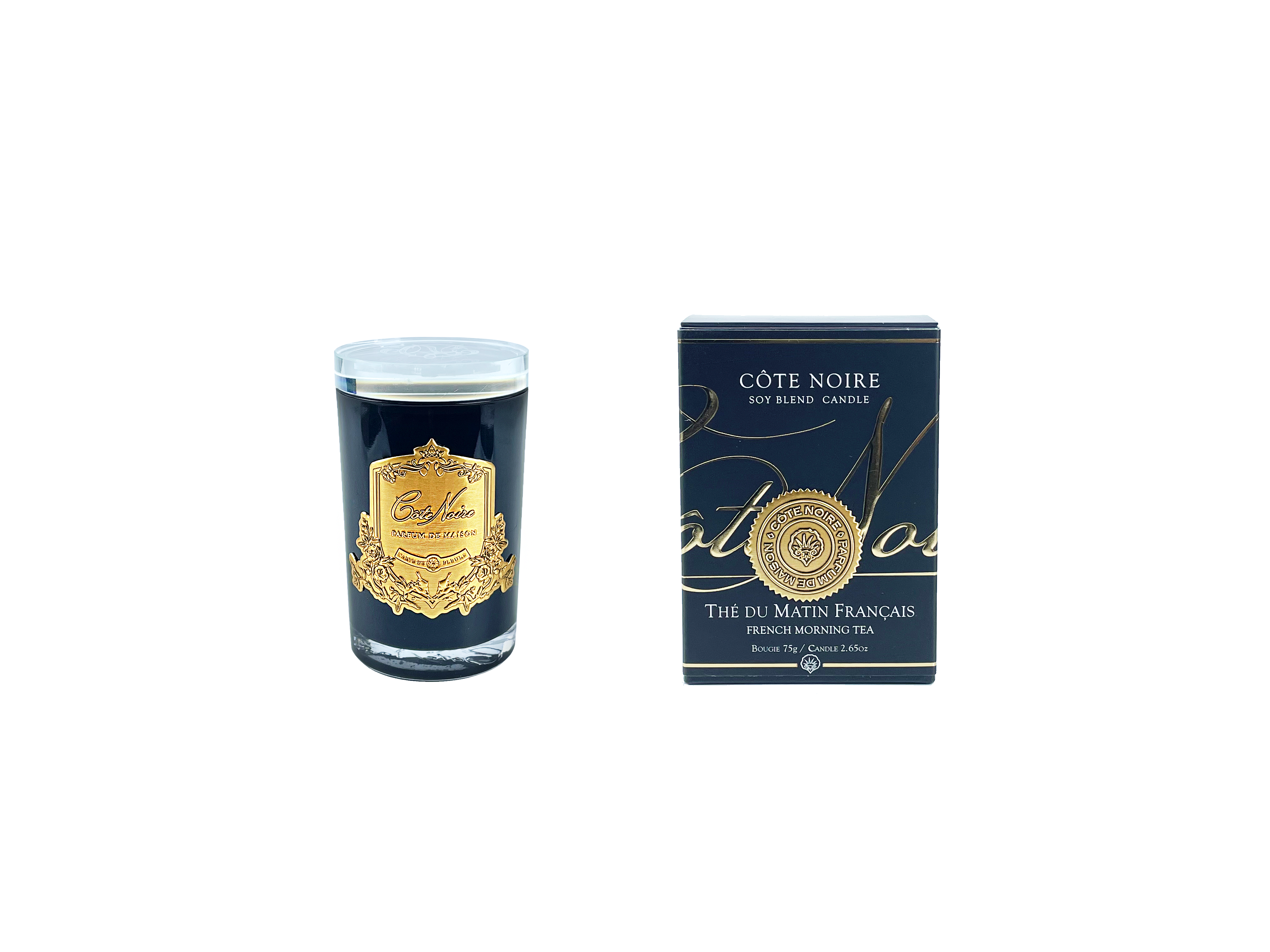 Côte Noire Soy Blend bougie thé French Morning Tea 450g