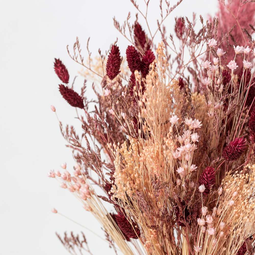 Flowrette Loisirs créatifs Kit DIY bouquet violet fleurs séchées