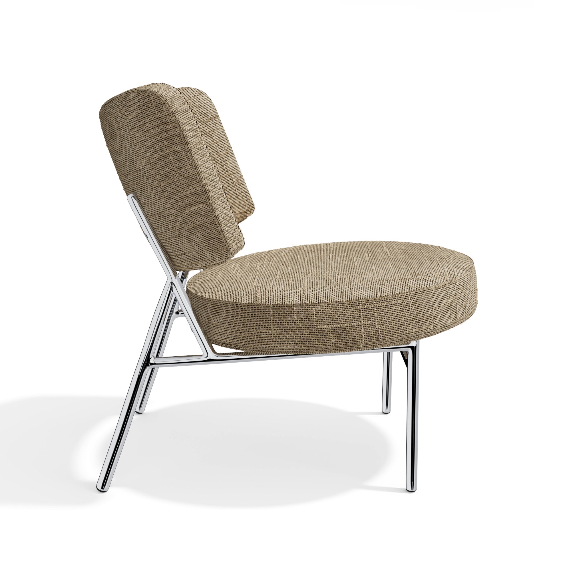 Sia Home Iggy fauteuil tissu petit fauteuil crème 7 coloris