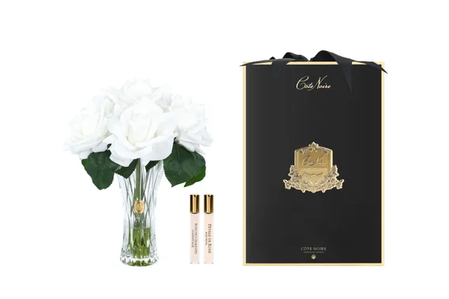 Côte Noire Perfumed Flowers CH7R01 roses parfumées ivoire