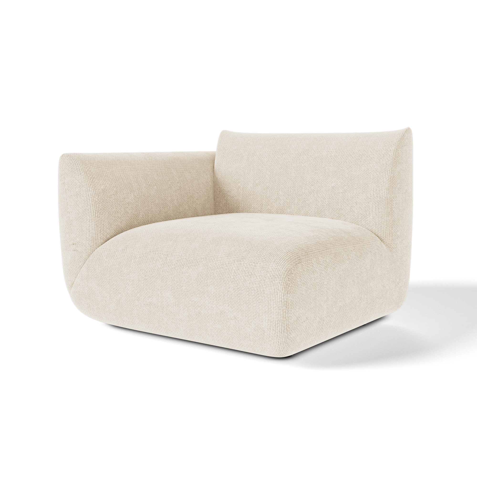 Sia Home Nooma module angle gauche canapé crème terracotta