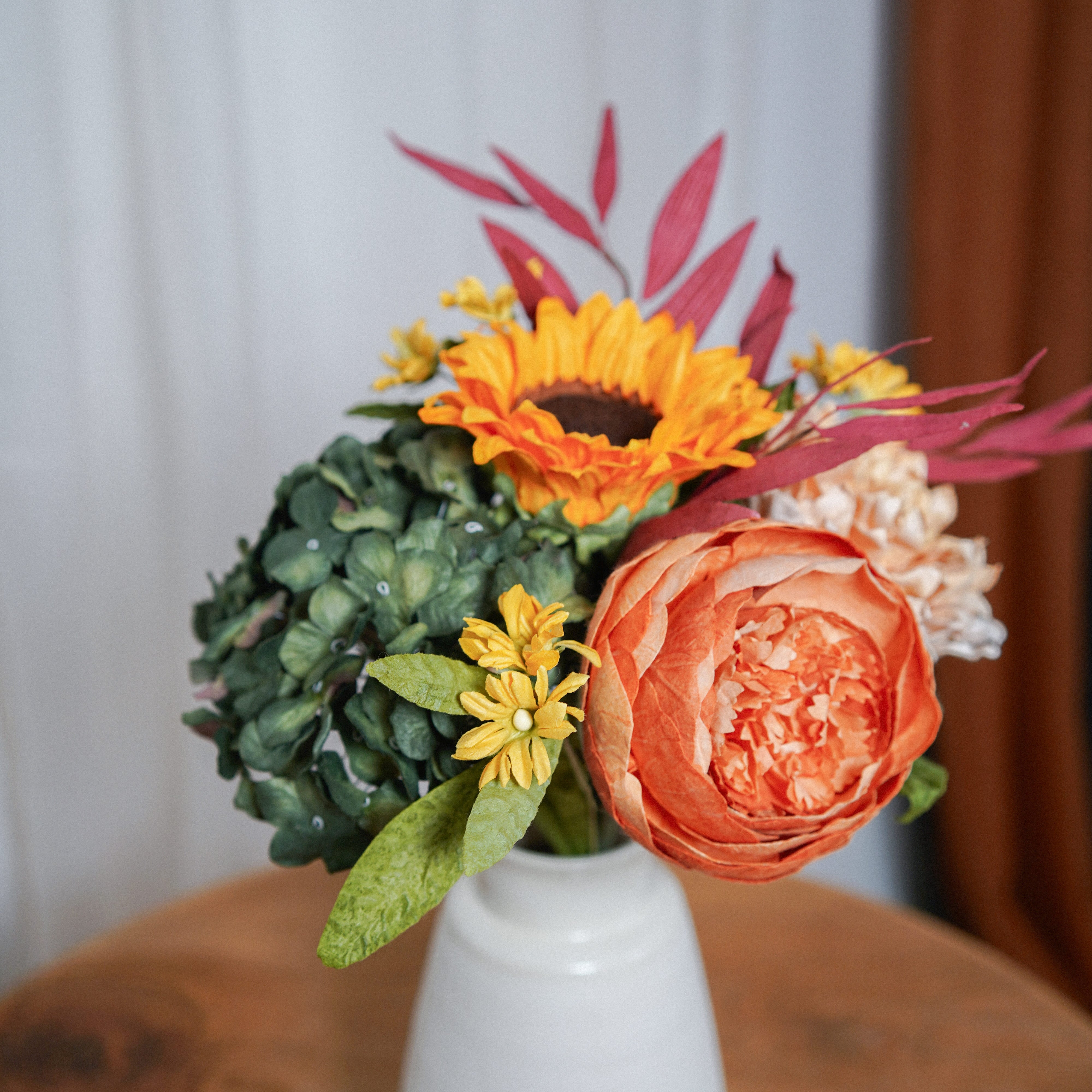 Flowrette Fleurs en papier bouquet Latour fleurs papier automne