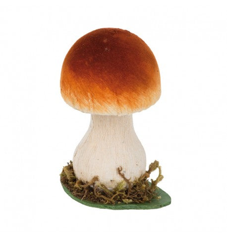 Feuillazur Rungis Champignon brun sur socle 10x10x10cm