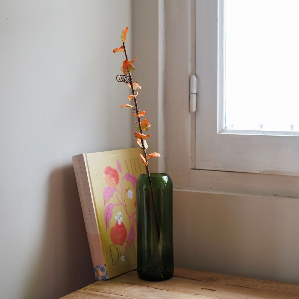Flowrette Fleurs en papier Érable fleur papier orange x1 à l'unité