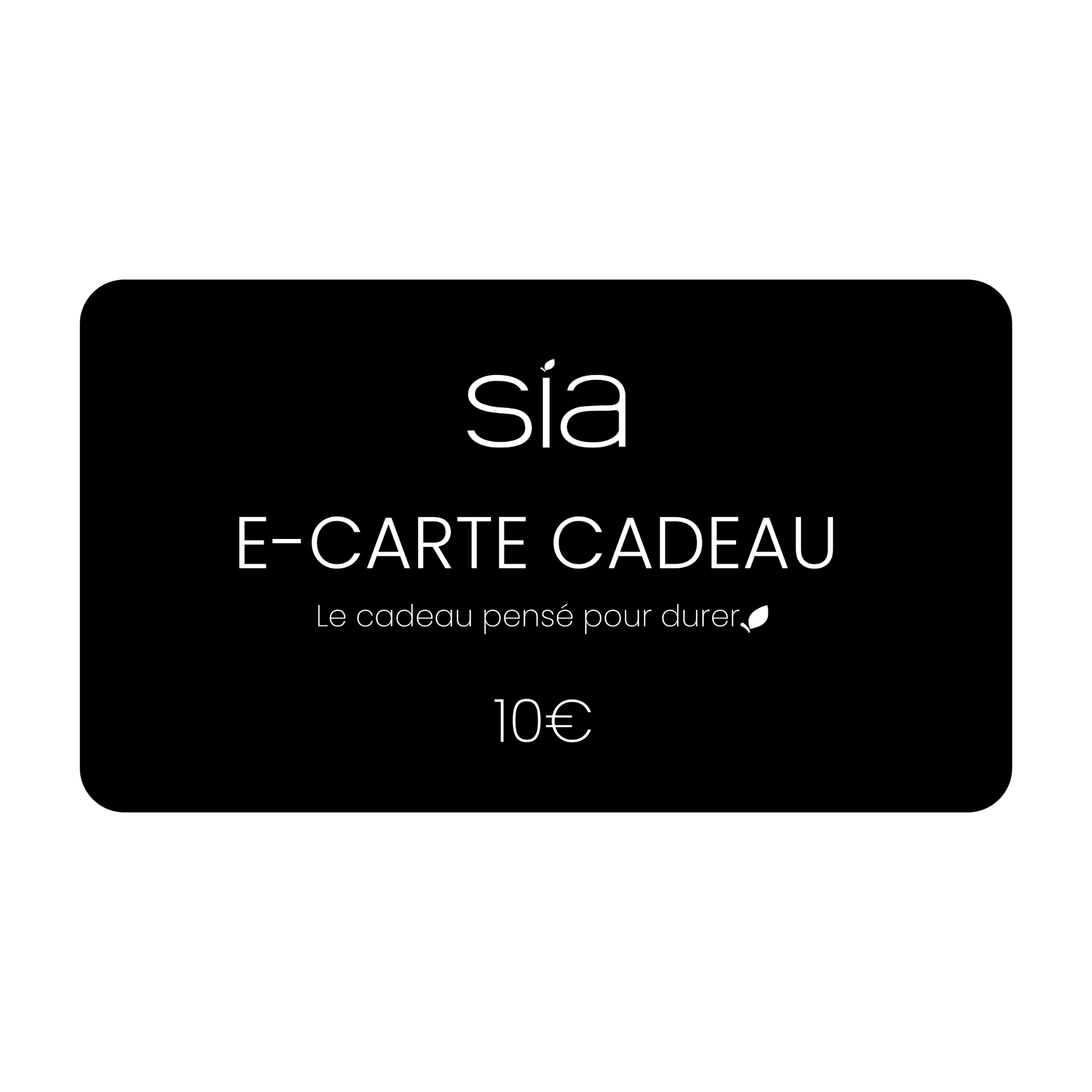 Sia Home e-carte-cadeau 10€ idée cadeau déco