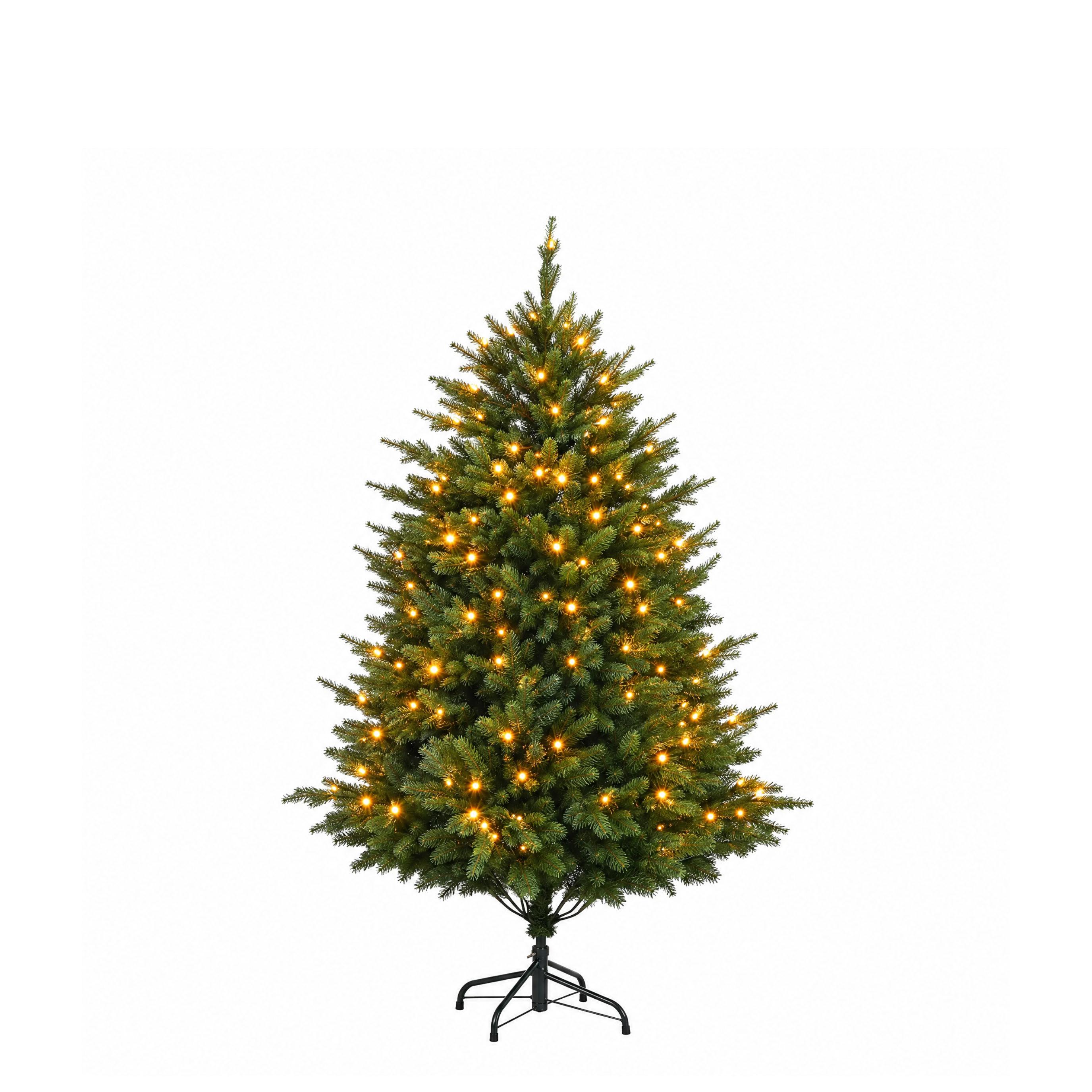 Sia Home Fluffy Sapin de Noël lumineux vert 150 cm