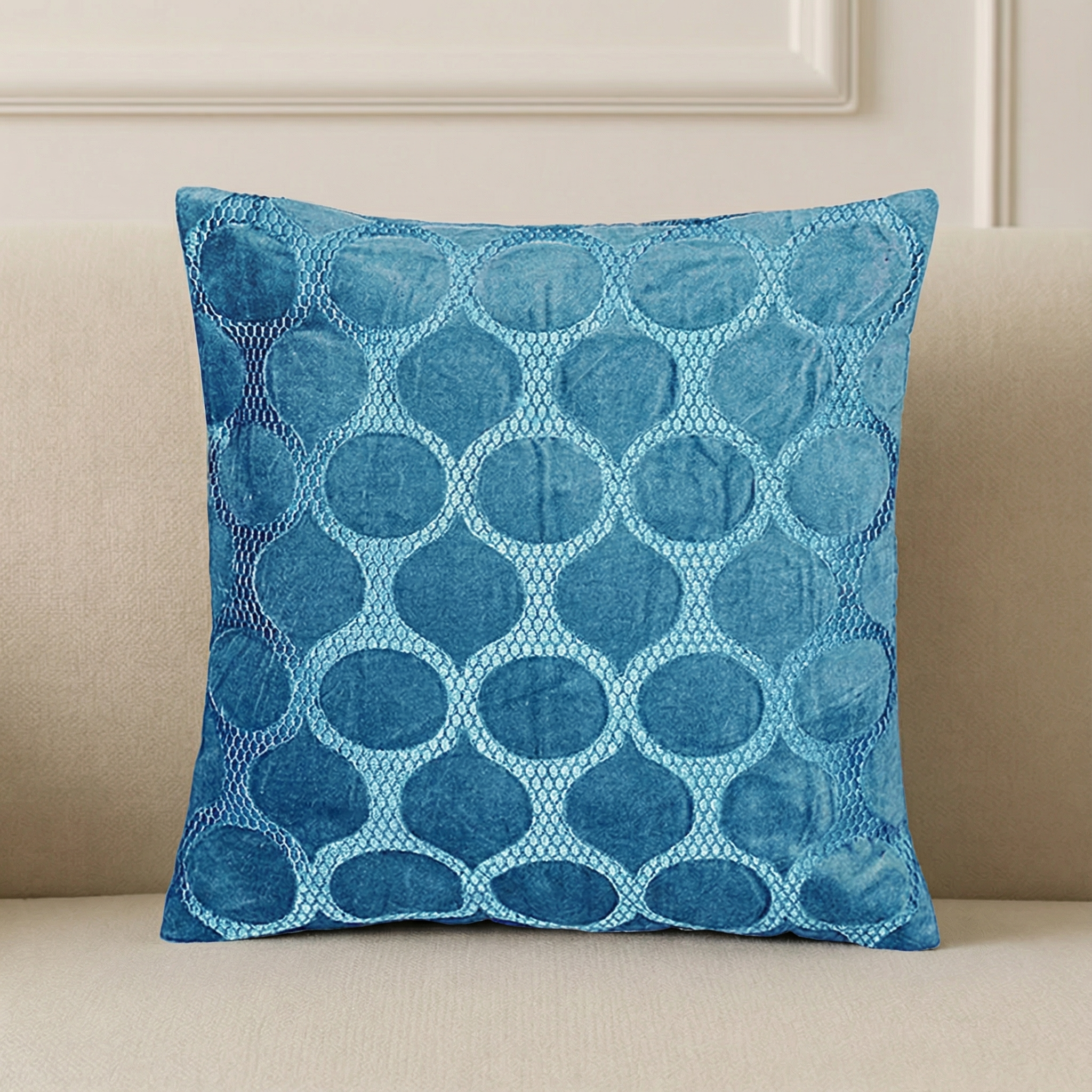 Sia Home Tracy housse de coussin violet 40x40 coton