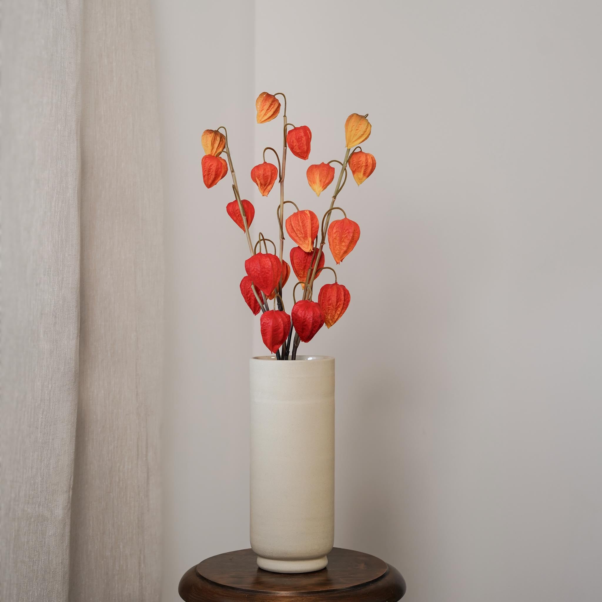 Flowrette amour en cage fleur artificielle orange x1