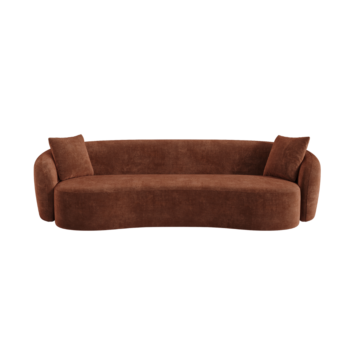 Sia Home Céline canapé droit crème courbes arrondies