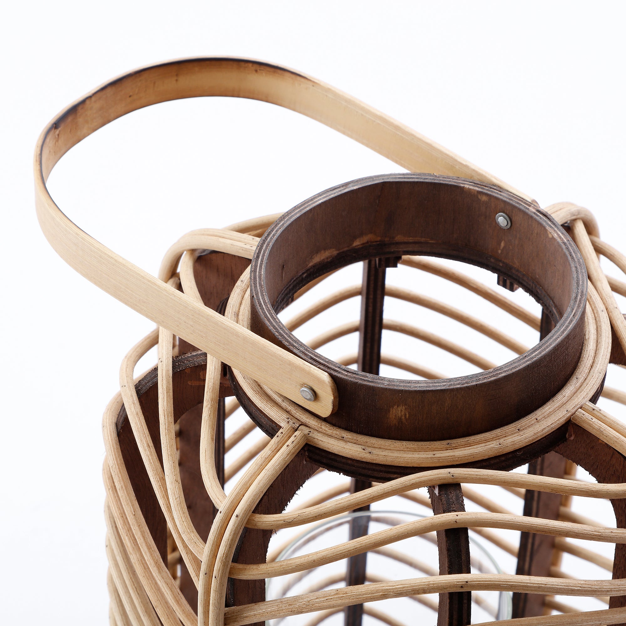Sia Home Lanternes Nella 50,5 cm lanterne bois clair 50 cm