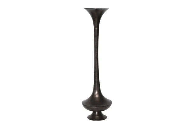 Feuillazur Rungis Vase long vase noir fin 40x40x137cm