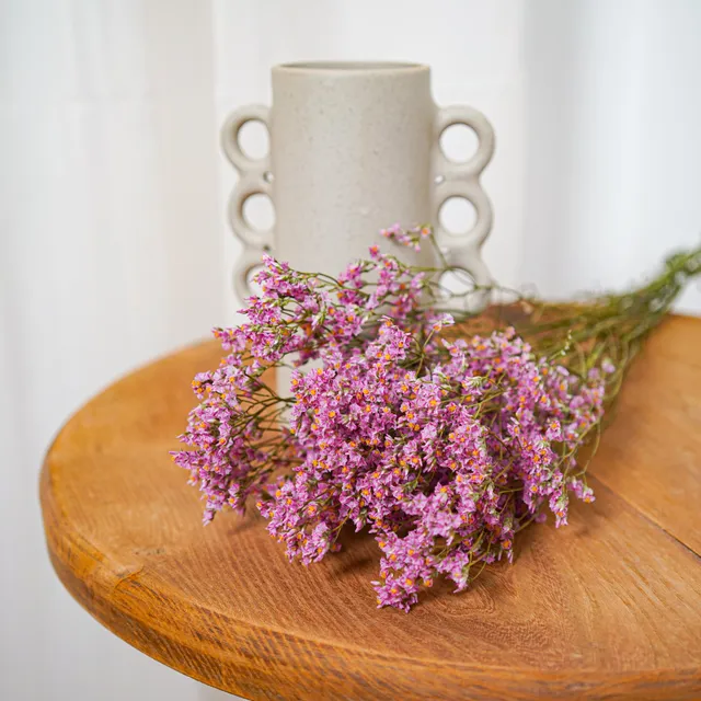 Flowrette Limonium botte fleurs séchées rose clair