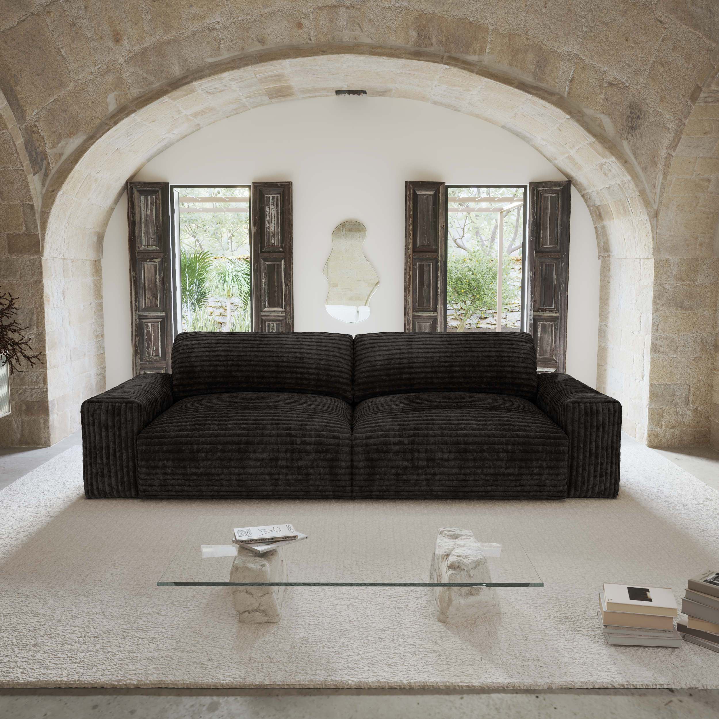 Sia Home Bliss canapé droit crème confort généreux