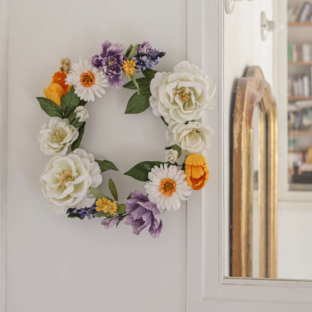 Flowrette Pissarro couronne murale papier 45 cm