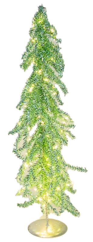 Feuillazur Rungis sapin lumineux LED vert 18x18x100cm Noël