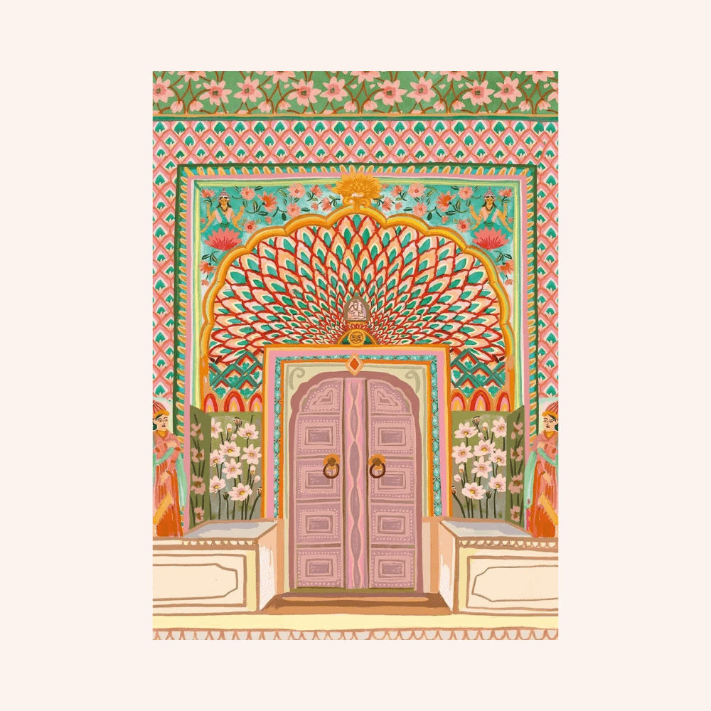 Flowrette Lotus Gate puzzle 500 pièces fleurs