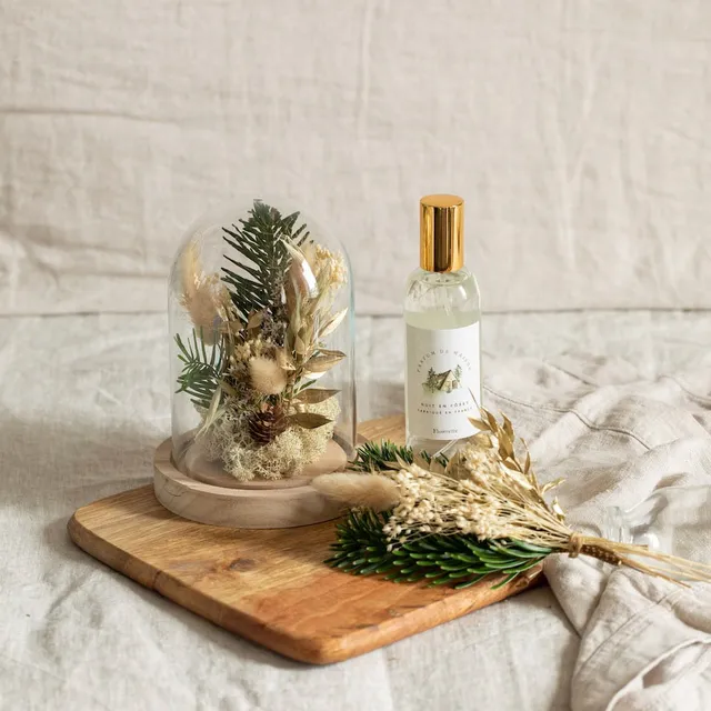 Flowrette Magie de Noël coffret sapin bouquet vase