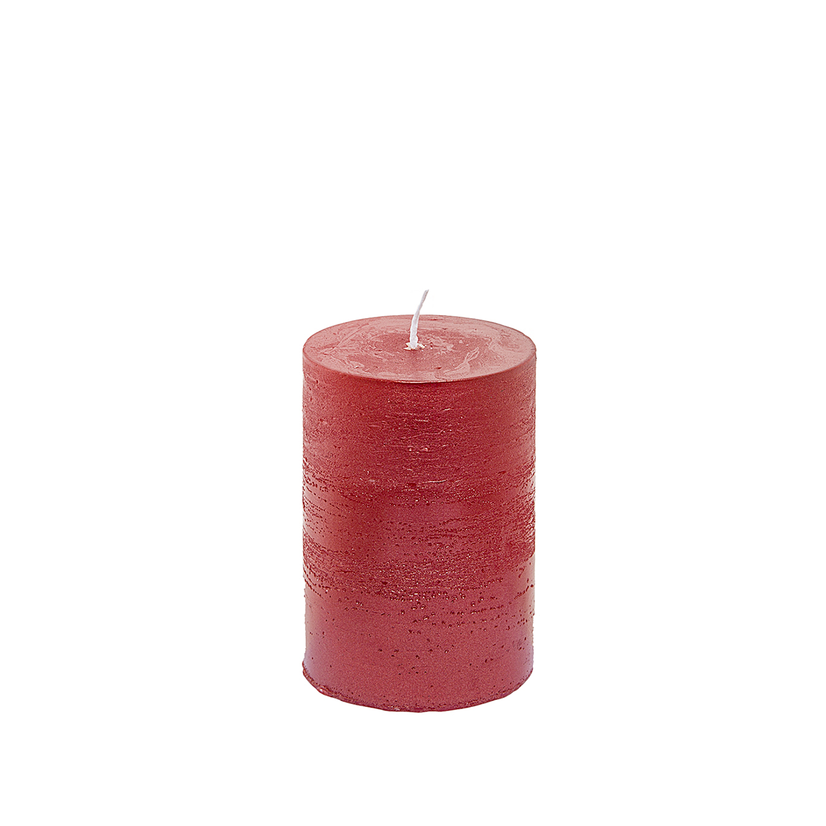 Sia Stripes S bougie cylindrique rose pâle 10 cm 48h