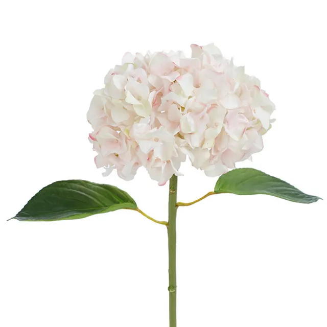 Sia Home Hortensia Premium 45 cm tige blanc et rose