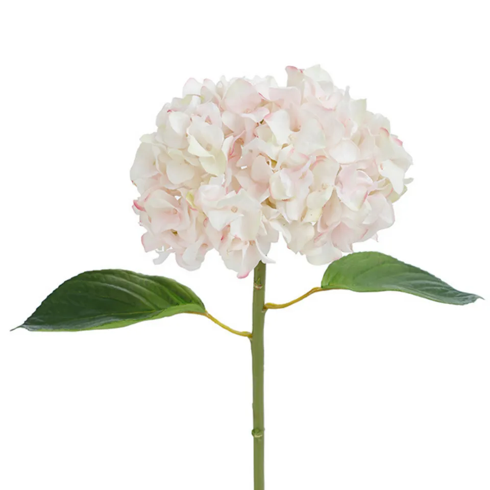 Sia Home Hortensia Premium 45 cm tige blanc et rose