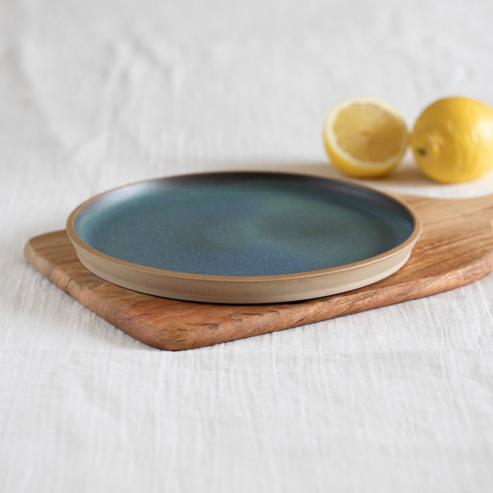 Flowrette Calista assiette céramique 24 cm verte x1