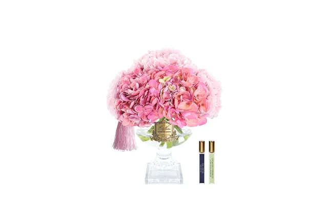 Côte Noire Hydrangeas PHB02M bouquet hortensia rose medium parfumé