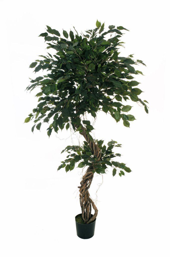 Feuillazur Rungis Ficus plante artificielle verte 190 cm sans entretien
